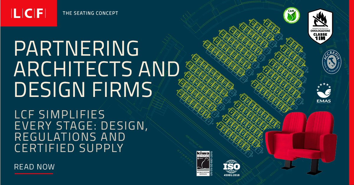 Partnering architects and design firms Simplify: Design for theaters and public spaces